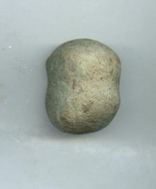 Indian Artifacts - Miniture 3/4 Groove Hammerstone