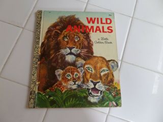 Wild Animals,  A Little Golden Book,  1960 (vintage; Children 
