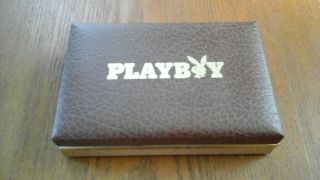 Vintage PLAYBOY VIP Playing Cards 1978 Anniversary Design Card Set with Case 2