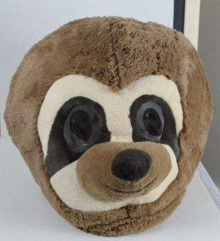 Dan Dee Big Greeter Plush Sloth Furry Costume Mascot Halloween Head Maskimals