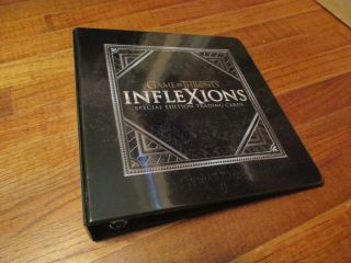 Game Of Thrones Inflexions Special Edition Trading Cards Binder/album