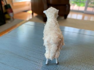 Putz Sheep Wooly Stick Leg Composition Antique Germany German Toy 4