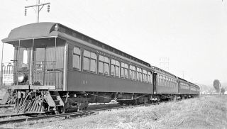 Northwestern Pacific Railway 318,  Dt/de/rr Interurban Orig 616 B&w Negative