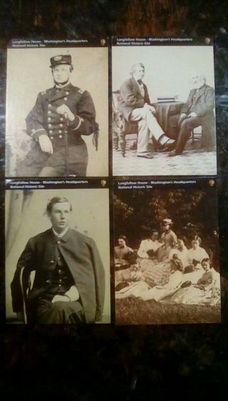 Longfellow House National Park Nps Civil War To Civil Right Trading Cards