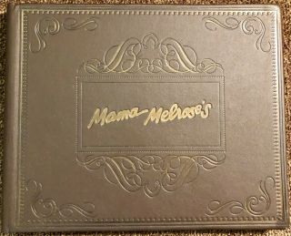 Mama Melrose’s Hard Cover Cocktail Menu - Hollywood Studios Walt Disney World