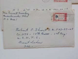 10 Vietnam War Letters Great Lakes Illinois To Navy Sailor VTG Bellbrook Ohio 2