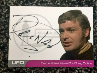 Ufo Series 2 Autograph Card Dn2 Derren Nesbitt As Col Craig Collins