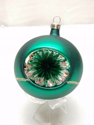 Vintage Glass Christmas Tree Ornaments Decoration Bauble Ball Indent Red Green 3