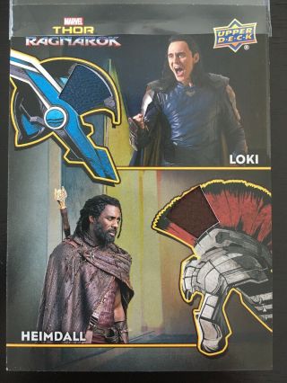 2017 Upper Deck Thor Ragnarok Armory - Ad4 - Loki/heimdall Memorabilia