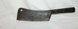 Vintage Butcher Knife/Meat Cleaver “The Reading Line” Reading Railroad? 7 