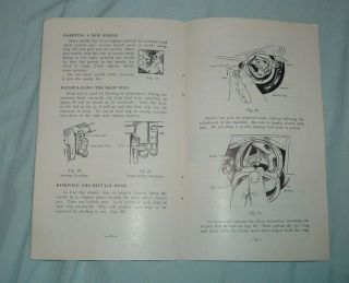 1952 Instruction Book For SEWMOR OSCILLATING SHUTTLE SEWING MACHINE 15 Pgs 5