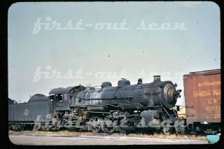 Slide - Cnw Cstpm&o 440 Steam 2 - 8 - 2 At Green Bay Wi October 1956