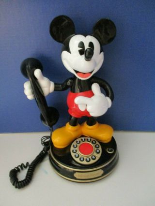 Disney Mickey Mouse Vintage Animated Telephone Telemania 1997