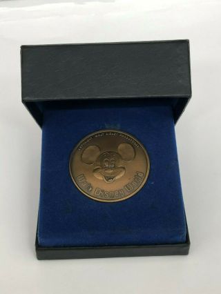 Disney World Mickey Mouse Official Opening Oct 1971 Bronze Medallion