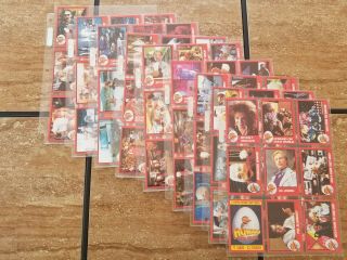 Howard The Duck Movie 1986 Topps Complete Base Card Set Of 77 Protective Sleeves