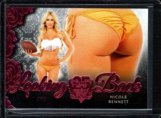 Nicole Bennett /5 2019 Benchwarmer 25 Years Looking Back Butt Card