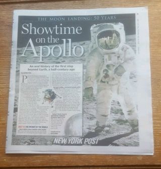 Showtime On The Apollo Moon Landing 50th Anniversary York Post July 18 2019