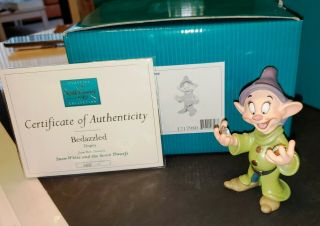 Wdcc Snow White Dopey: Bedazzled 1217980 Limited Edition W/coa