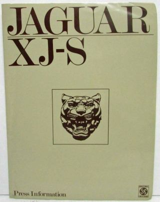 1976 Jaguar Xj - S Press Kit