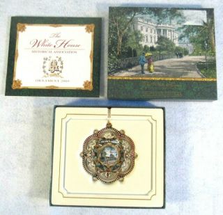 2005 White House Historical Association Christmas Ornament James Garfield Box