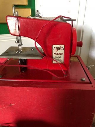 Electric Kraemer Vintage 1900’s Battery Sewing Machine “ Rare” JAPAN” 2