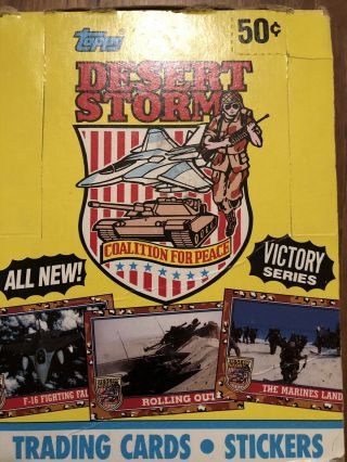 Topps Desert Storm Trading Cards Victory Series