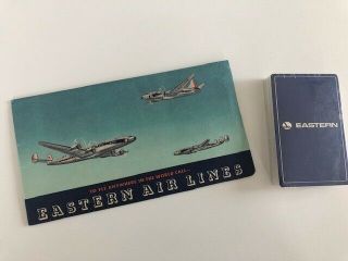 Eastern Air Lines Playing Cards,  Eastern Air Lines Ticket Envelope