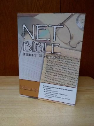 Net Study Bible First Edition Leather - Bound 60,  000 Footnotes
