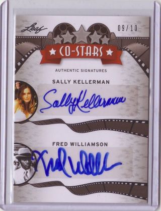 Leaf Pop Century Sally Kellerman Fred Williamson Autograph Card 9/10 Star Trek