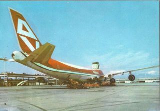 Postcard Avianca 747 Hk - 2000 Movifoto