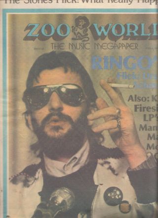 June 6,  1974 Zoo World - Music - Ringo Starr - Kinks - Moby Grape - Manfred Mann - Rare