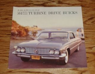 1961 Buick Full Size Sales Brochure 61 Electra Invicta Lesabre