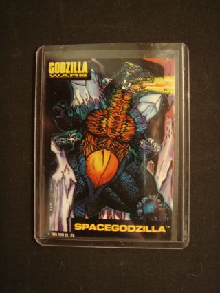 1996 Godzilla Wars Trendmaster Space Godzilla Trading Card