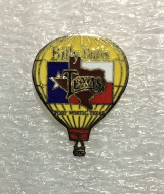 “billy Bob’s” Vintage Hot Air Balloon Pin Aibf 1983