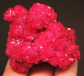 56mm 0.  9oz Red Chalcanthite Crystal Cluster Mineral Specimen