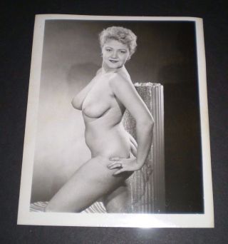 Jenny Lee - Vintage 4x5 Photo - Original/pinup/girl/model/1950/nude/burlesque