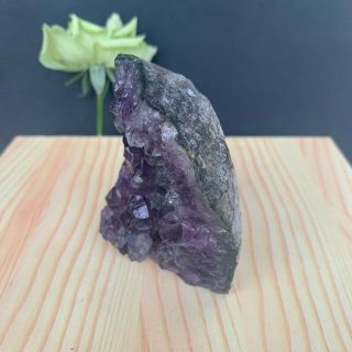 0.  68LB Natural Amethyst Hole Crystal Quartz Brazil Riki Energy Lucky Decor Z011 3