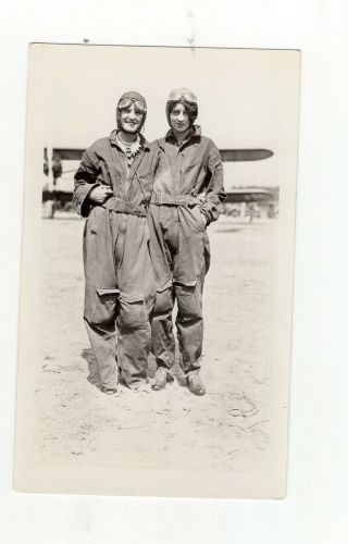 1929 Photo 2 Female Pilots At National Air Races