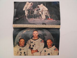 Vintage Chicago Tribune July 1969 Apollo 11 Moon Landing Guide / RARE 3