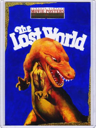 Classic Sci - Fi Horror Movie Posters Richard Salvucci Sketch Card The Lost World
