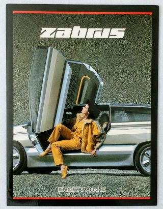 1986 Citroën Zabrus By Bertone Press Kit Intro Booklets Citroen Bx 4 Tc Concept