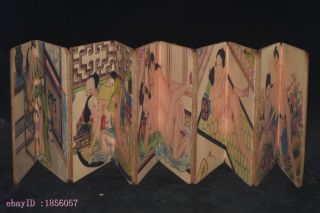 ancient painting shunga artistic erotic viusal painting book NR9 2
