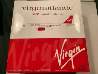 A320 Virgin Atlantic G - Ouzo Aviation200 1/200 Very Rare