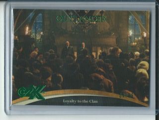 Cryptozoic Outlander Czx Loyalty To The Clan Green Parallel 4/25 7