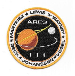 The Martian Movie Ares Iii Mission Crew Logo Embroidered Patch