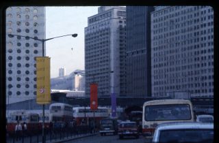 (003) Vintage 1973 35mm Slide Photo - Hong Kong - Street Scene