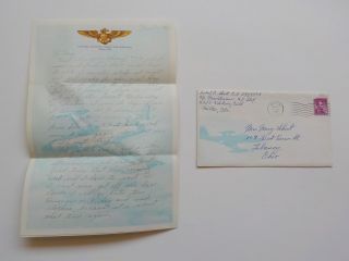 Vietnam War Letter 1961 Plane Crash Pilots Killed Whiting Field Milton Florida