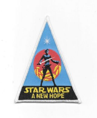 Star Wars: A Hope Movie Lightsaber Logo Embroidered Patch