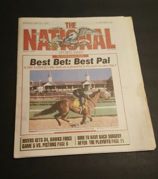 The National Sports Daily News Paper May 3 - 5 1991 Kentucky Derby Best Pal L Bird