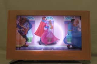 Disney Princesses Rotating Lamp Nightlight Cinderella Belle Beauty Snow Rare G